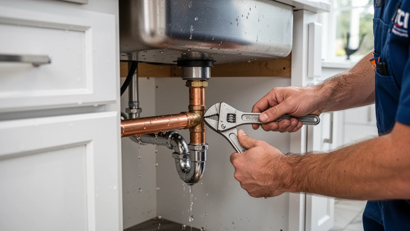 Leak Under Kitchen Sink Repair